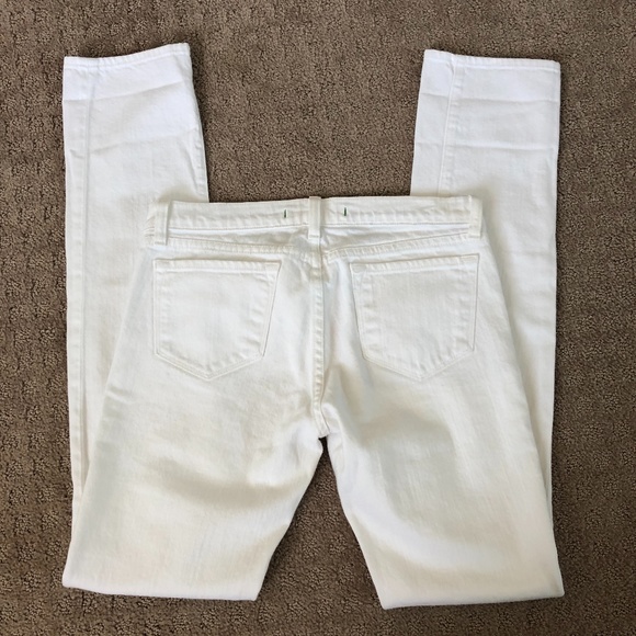 J.Brand White Distressed Jeans, Size 26 - Picture 3 of 7